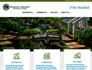propertymasterslandscaping.com screenshot