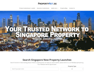 propertynet.sg screenshot