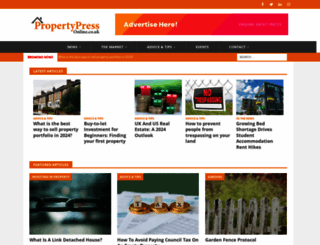 propertypressonline.co.uk screenshot
