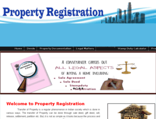 propertyregistration.info screenshot