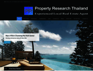 propertyresearchthailand.com screenshot