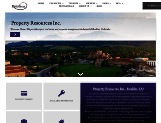 propertyresources.net screenshot