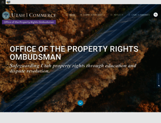 propertyrights.utah.gov screenshot