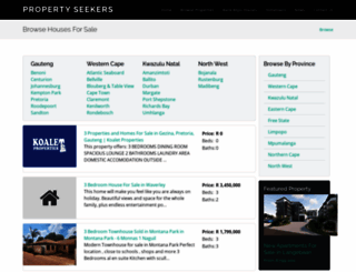 propertyseekers.co.za screenshot