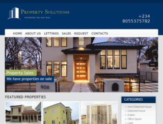 propertysolutionsng.com screenshot