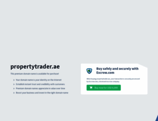 propertytrader.ae screenshot