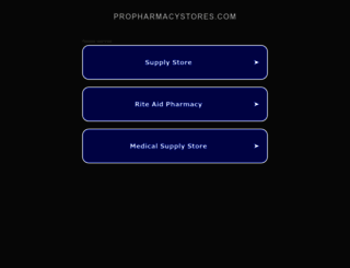 propharmacystores.com screenshot