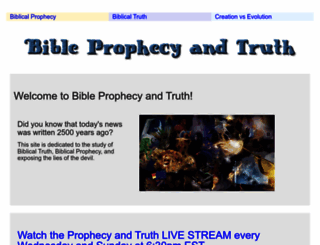 prophecyandtruth.com screenshot