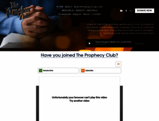 prophecyclub.com screenshot
