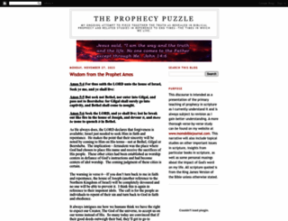 prophecypuzzle.blogspot.com screenshot