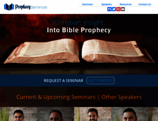 prophecyseminars.com screenshot
