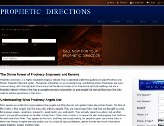 propheticdirections.com screenshot