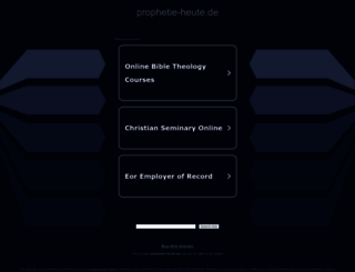 prophetie-heute.de screenshot