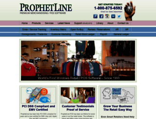 prophetline.com screenshot
