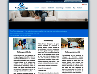 proplusmenage.com screenshot