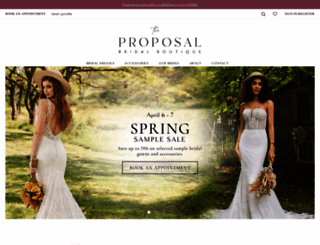proposalbridal.com screenshot