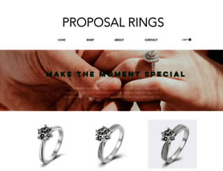 proposalrings.com.au screenshot