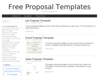 proposaltemplatesonline.org screenshot