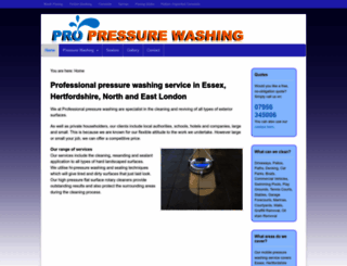 propressurewashing.co.uk screenshot