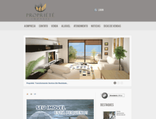 propriete.com.br screenshot