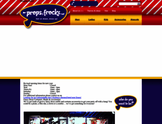 props-n-frocks.co.uk screenshot