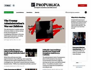 propublica.org screenshot