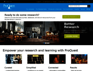 proquest.co.uk screenshot