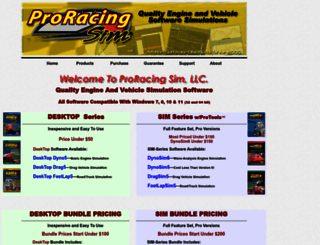 proracingsim.com screenshot
