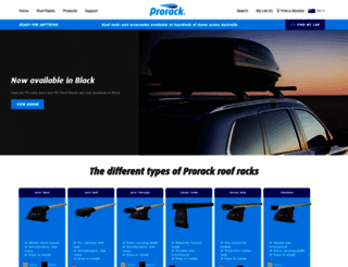 prorack.com.au screenshot