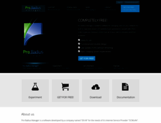 proradiusmanager.com screenshot