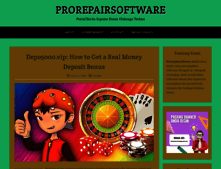 prorepairsoftware.com screenshot