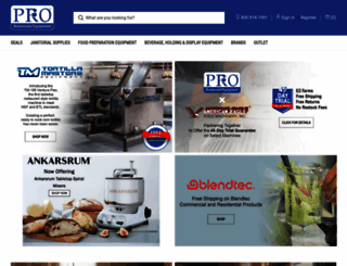 prorestaurantequipment.com screenshot