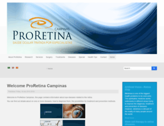 proretina.com.br screenshot