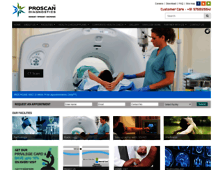 proscandiagnostics.com screenshot