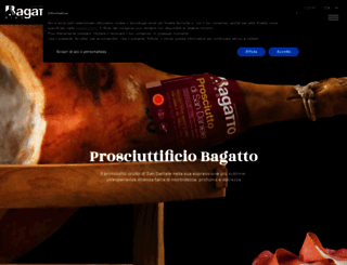 prosciuttibagatto.it screenshot