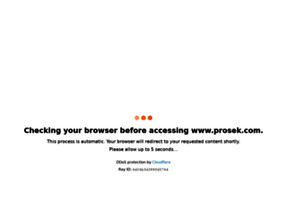 prosek.com screenshot