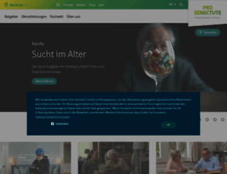 prosenectute.ch screenshot