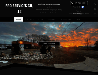 proservicesco.com screenshot