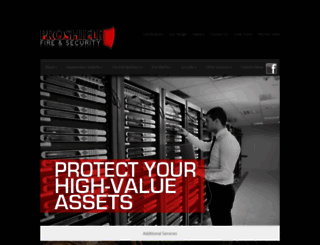 proshieldfireandsecurity.com screenshot