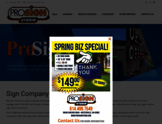 prosignstudio.com screenshot