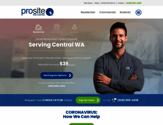 prositepestcontrol.com screenshot