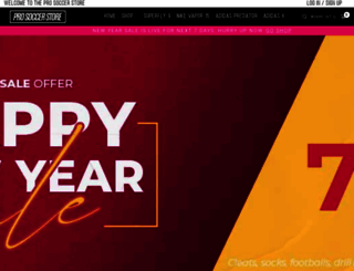 prosoccerstore.co screenshot