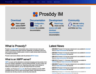 prosody.im screenshot