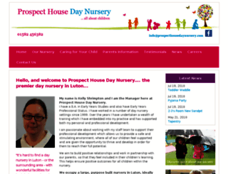 prospecthousedaynursery.com screenshot