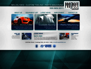 prospectmold.com screenshot
