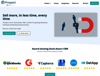 prospectsoft.com screenshot