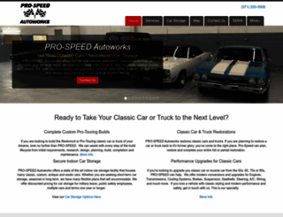 prospeedautoworks.com screenshot