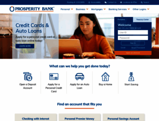 prosperitybanktx.com screenshot