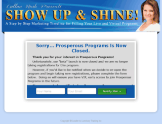prosperousprograms.com screenshot