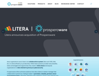 prosperoware.com screenshot